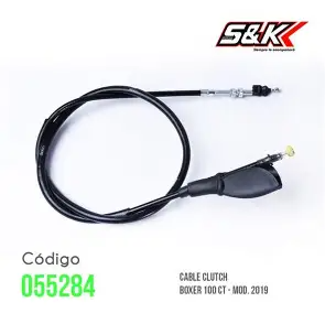 Cable clutch BOXER 100 CT - MOD. 2019 Terminal negra con arandela