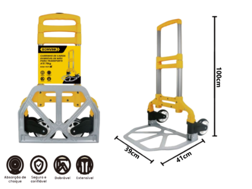BOM-2861 CARRITO DE CARGA 75KG