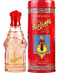 RED JEANS VERSACE