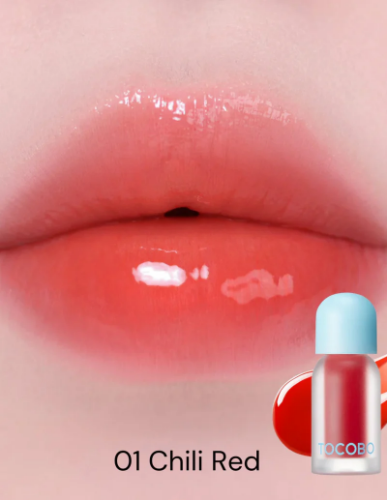 JUICY BERRY PLUMPING LIP OIL 01 CHILL RED