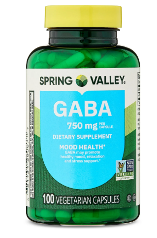 GABA  750 MG 100 CAPSULAS SPRING VALLEY