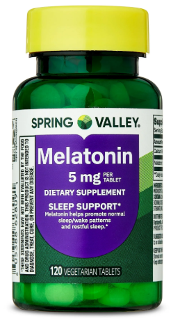 MELATONINA 5MG DE 120 TABLETAS SPING VALLEY