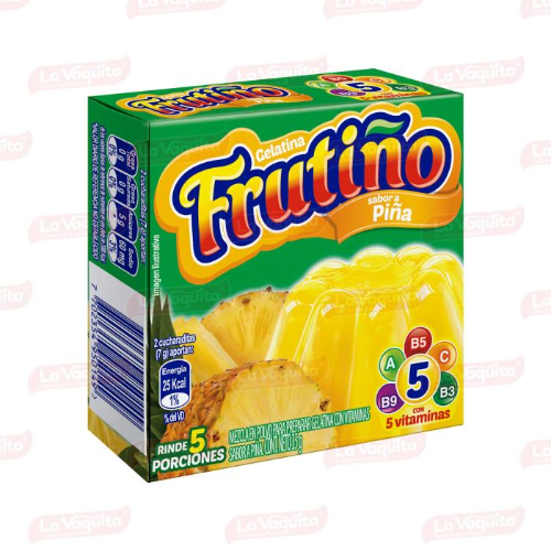 gelatina frutiño sabor piña