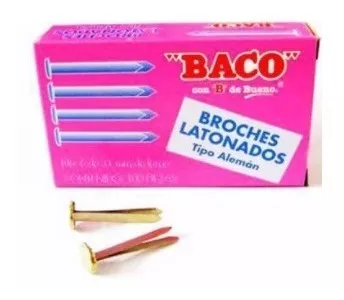 Broche latonado tipo aleman BACO NO.4