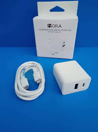 Cargador GaN 20W de 2 puertos incluye cable IP