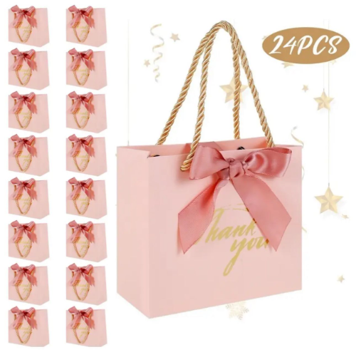 Bolsa de regalo rosada THANK YOU