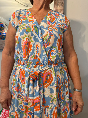 Vestido MSK estampado varios colores