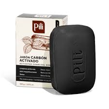 Jabón pili de carbón activado