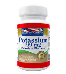 POTASIO 99 MG X 100 TABLETAS HEALTHY AMERICA