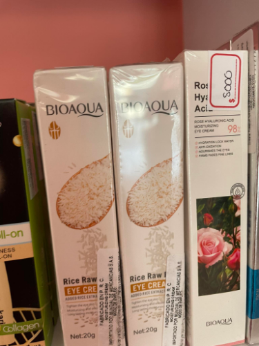 contorno  de ojos arroz BIOAQUA