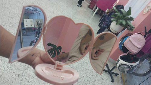 espejo corazón