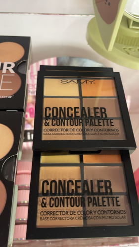 paleta de contorno en crema samy