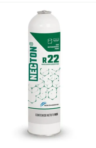 Gas NECTON R22 1 Kg. En Lata