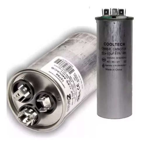CAPACITOR DOBLE COOLTECH 50* 6 P/AIRE