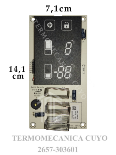 Display Heladera SIAM Fcx-320xt