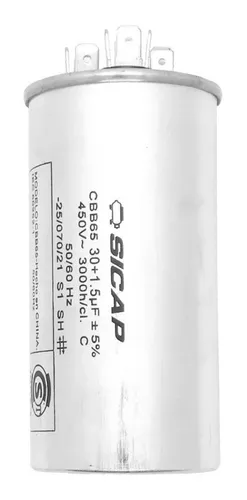 CAPCITOR DOBLE SICAP 30 * 1.5 P/AIRE