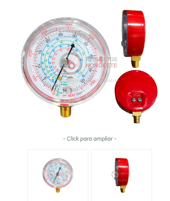 MANOMETRO DE ALTA R410/R22/134A/R404A