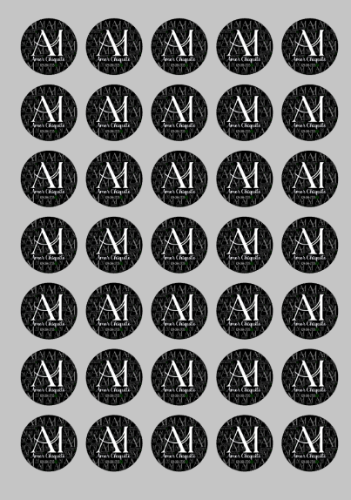 35 STICKETS ADHESIVOS 2X2 PULGADAS