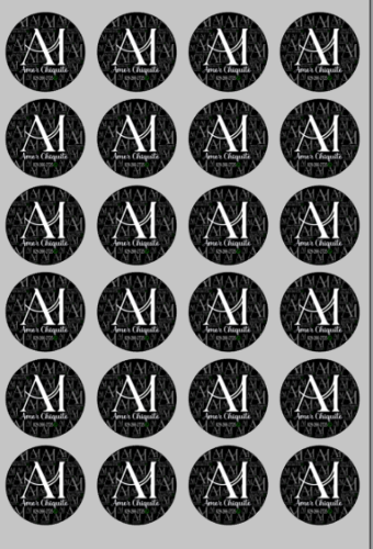 24 STICKETS ADHESIVOS 2.5X2.5