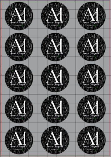 15 STICKETS ADHESIVOS 3X3 PULGADAS