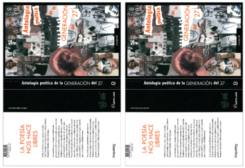 ANTOLOGIA POETICA DE LA GENERACION DEL 27 Papel Ecologico 336 paginas media carta