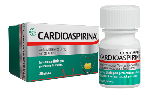 Cardio Aspirina 81 mg (Bote)