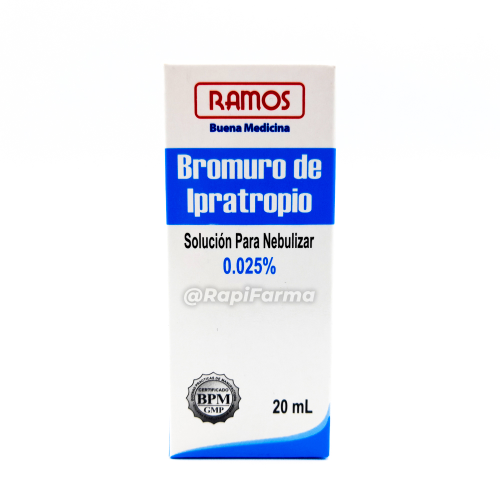 Bromuro de Ipatropio Ramos Solucion para Nebulizar
