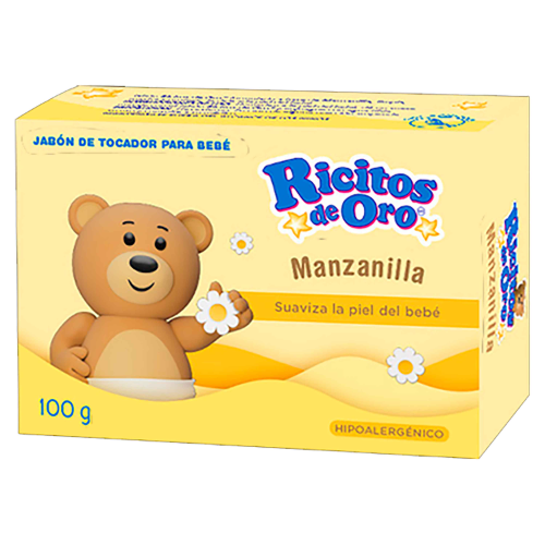 Jabon Hipoalergenico Ricitos de Oro Manzanilla