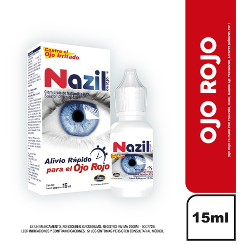 Nazil Oftalmico para Ojos Rojos