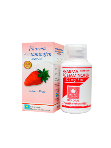 Acetominofen Suspension Sabor Fresa BioPharma