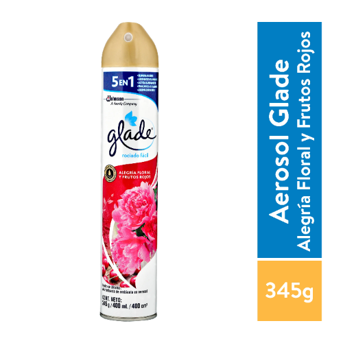 Aerosol Alegría Floral y Frutos Rojos Glade  Lata(s) de 400 ml