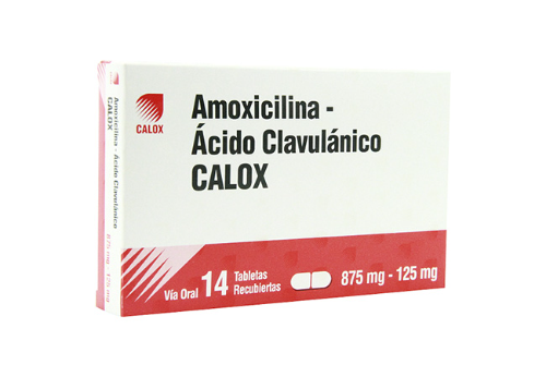 Amoxicilina , Acido clavulanico calox 875mg-125mg