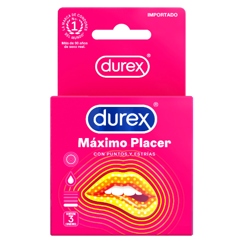 Condones Durex Maximo Placer