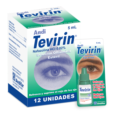 Andi Teverin solucion Oftalmica estril 5 ml