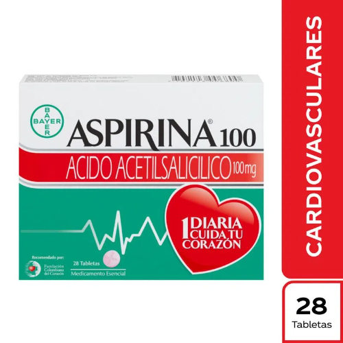 Aspirina 100mg Acido Acetilsalicilico