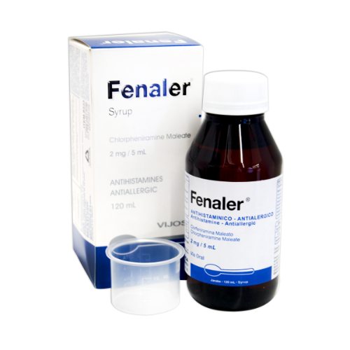 Fenaler Jarabe  Clofeniramina Maleato 120 ml