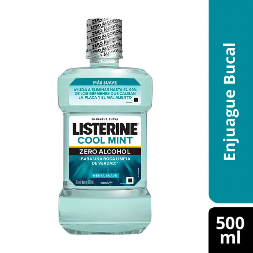 Listerine Cool Mint zero alcohol