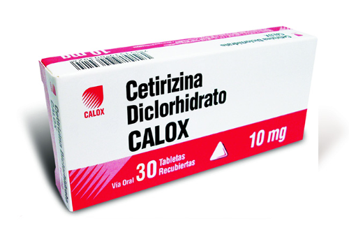 Cetirizina Diclorhidrato 10 mg Calox