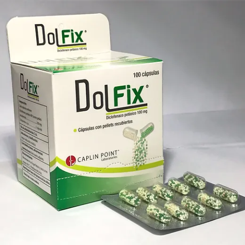 Dolflix Diclofenac Potasico 100 mg  Caplin Point