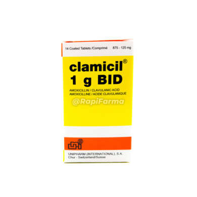 Clamicil 1g BID frasco