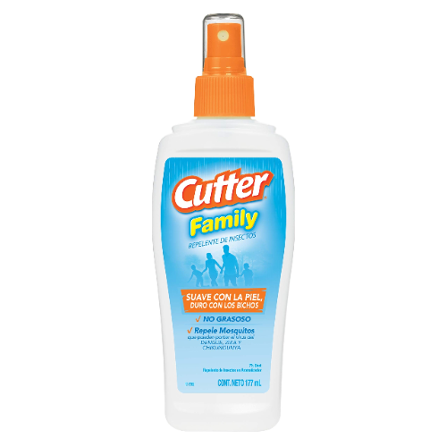 Cutter Family Repelente color celestol Spray