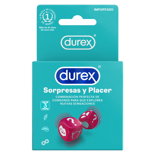 Condonenes Durex Sorpresa y Placer