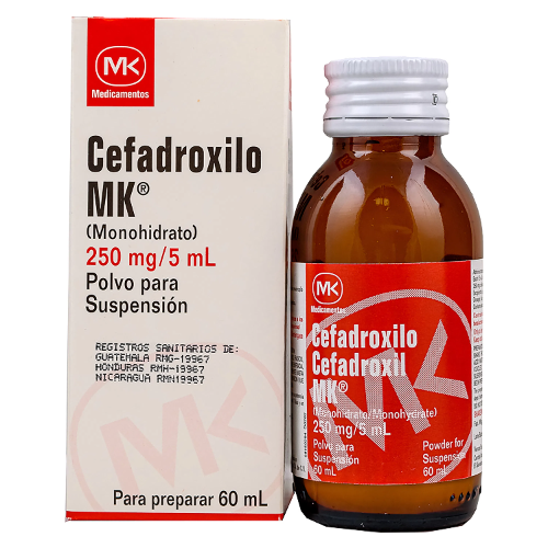 Cefradoxilo MK 250 mg/5ml