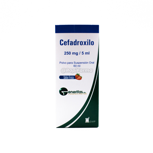 Cefradoxilo Enerifarma 250 mg/5ml