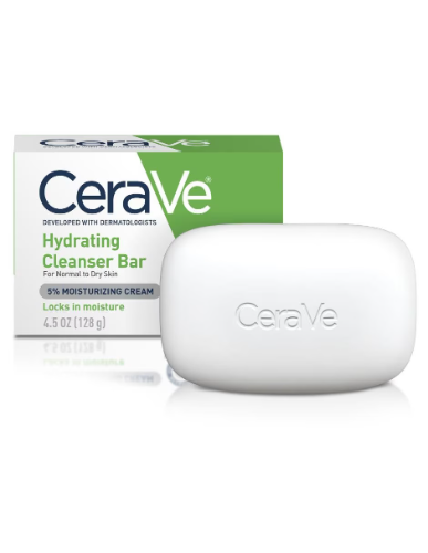 Jabon CeraVe Hydrating Cleanser Bar For Normal