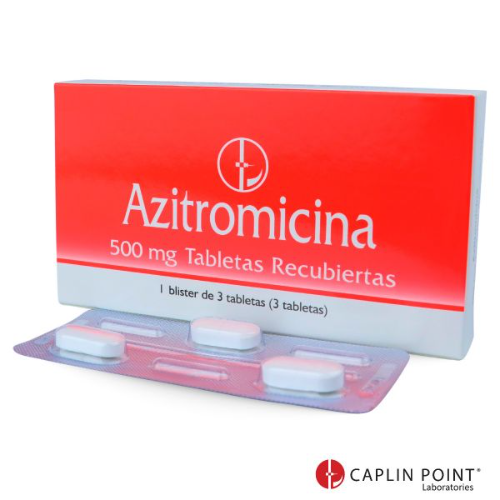 Azitromicina  500 mg Tabletas Dosis Caplin Pointe