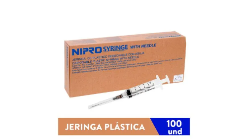 Jerniga Descartable 5Ml Nipro