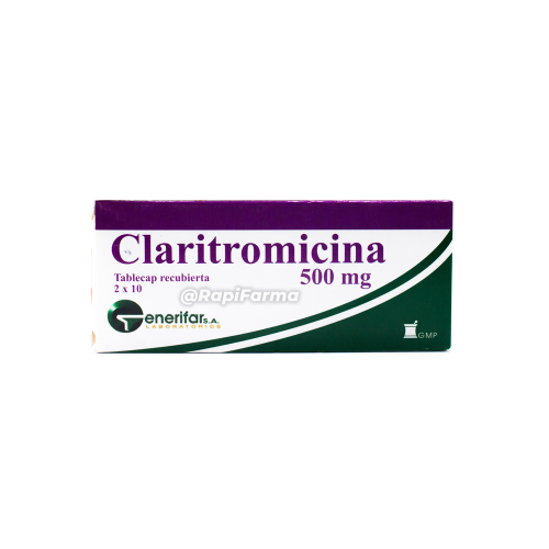 Claritromicina 500 Mg Generifar