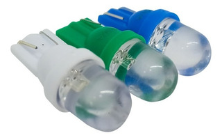bombillo led bayoneta siliconado azul, verde, rojo