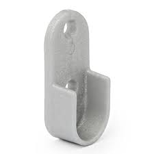 SOPORTE TUBO OVALADO PLASTICO